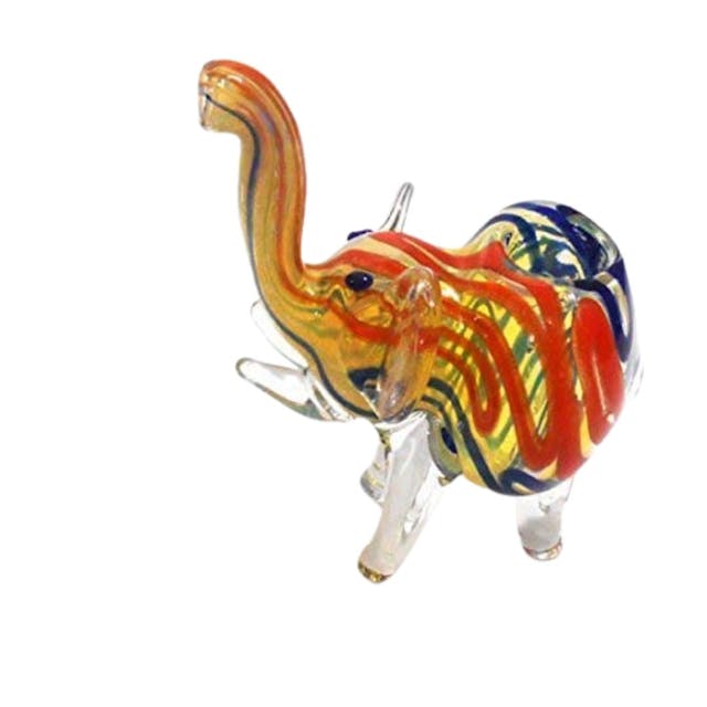 Photograph of product: Glass Elephant Pipe - 