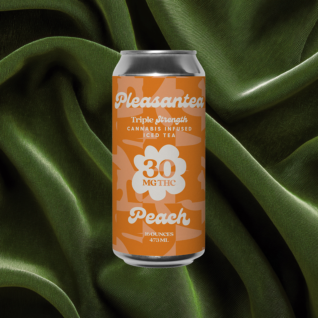 Photograph of product: Pleasantea | TH-oui Tea | Peach | 30mg