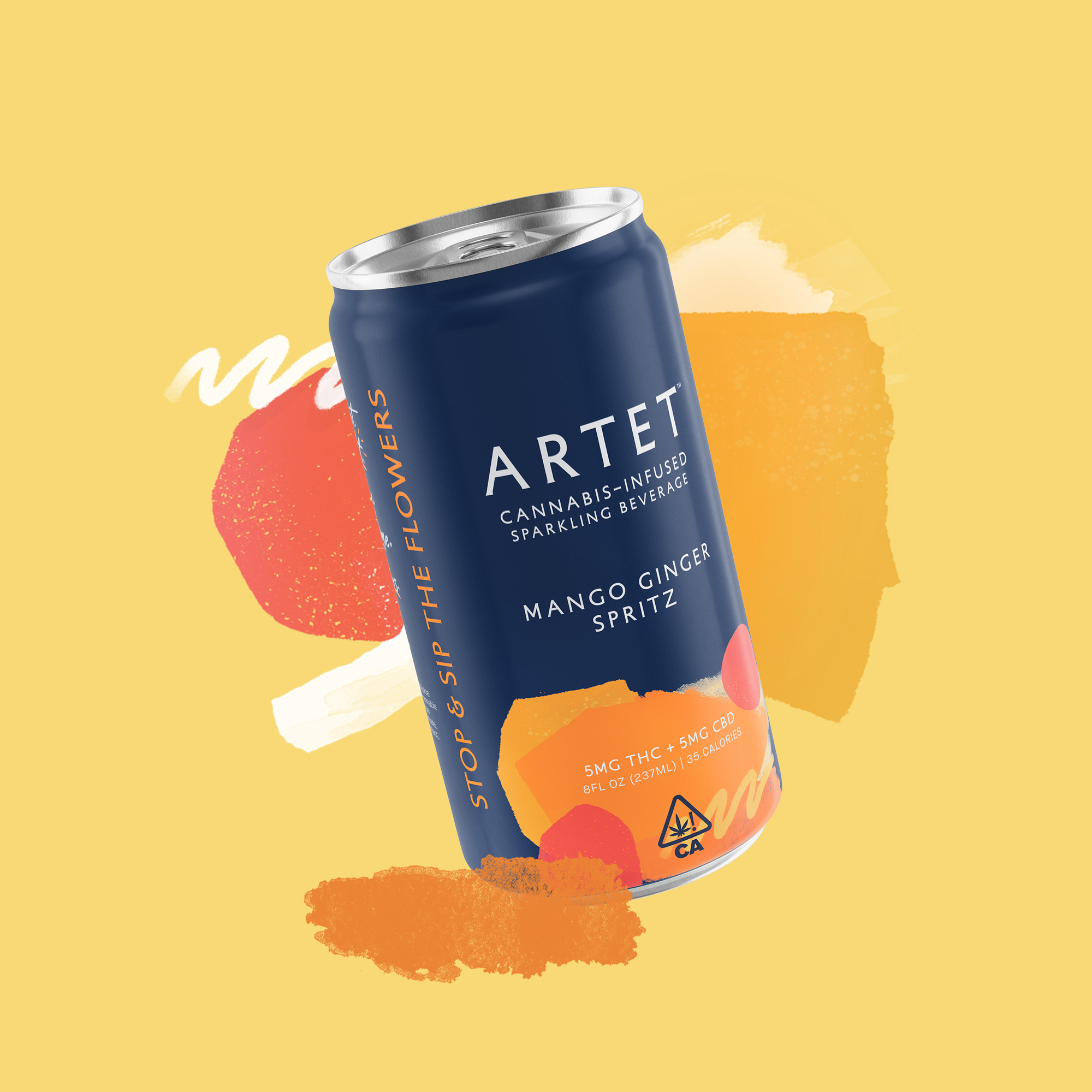 Photograph of product: Mango Ginger Ready-to-Drink 100mg (25mg ea | 4-Pack)