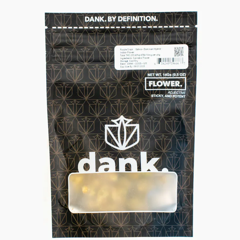 Photograph of product: Dank | Purple Crack | 14g