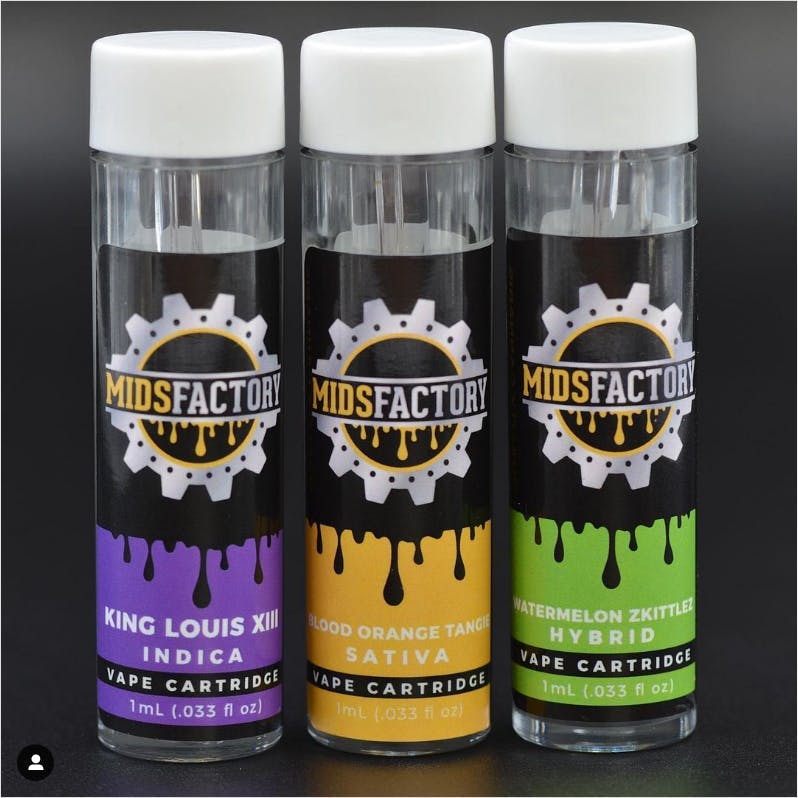 Photograph of product: MidsFactory - King Louis XIII - Cart. 1g.