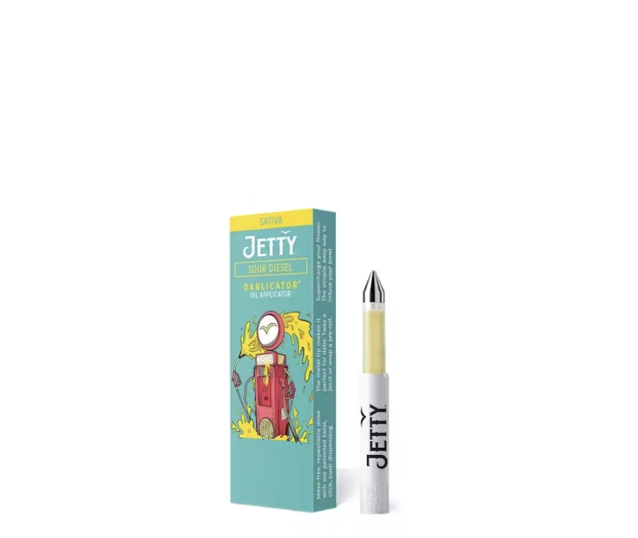 Photograph of product: Jetty Sour Diesel 0.5g Dablicator