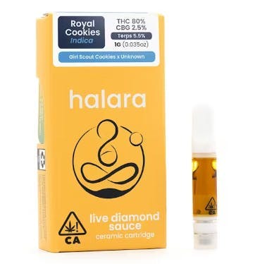 Photograph of product: Halara - Live Diamond Sauce - Royal Cookies (1000mg)