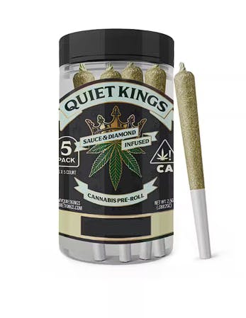 Photograph of product: Purple Apple Fritter 5PK Infused Pre Rolls - 
