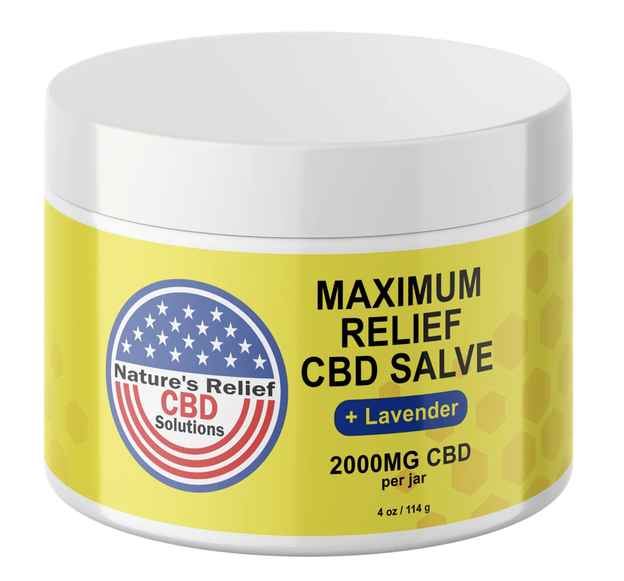 Photograph of product: Nature's Relief | Maximum Relief Salve 2000mg CBD