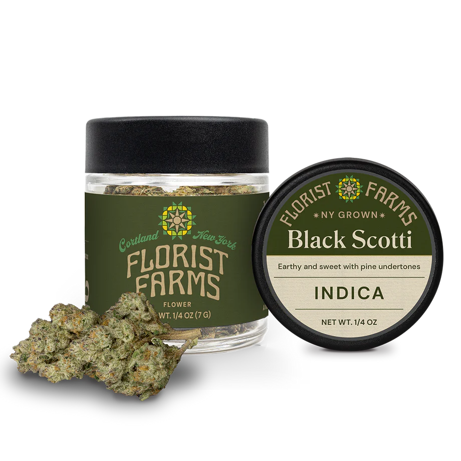 Photograph of product: Florist Farms / Flower / /  Black Scotti - 7g