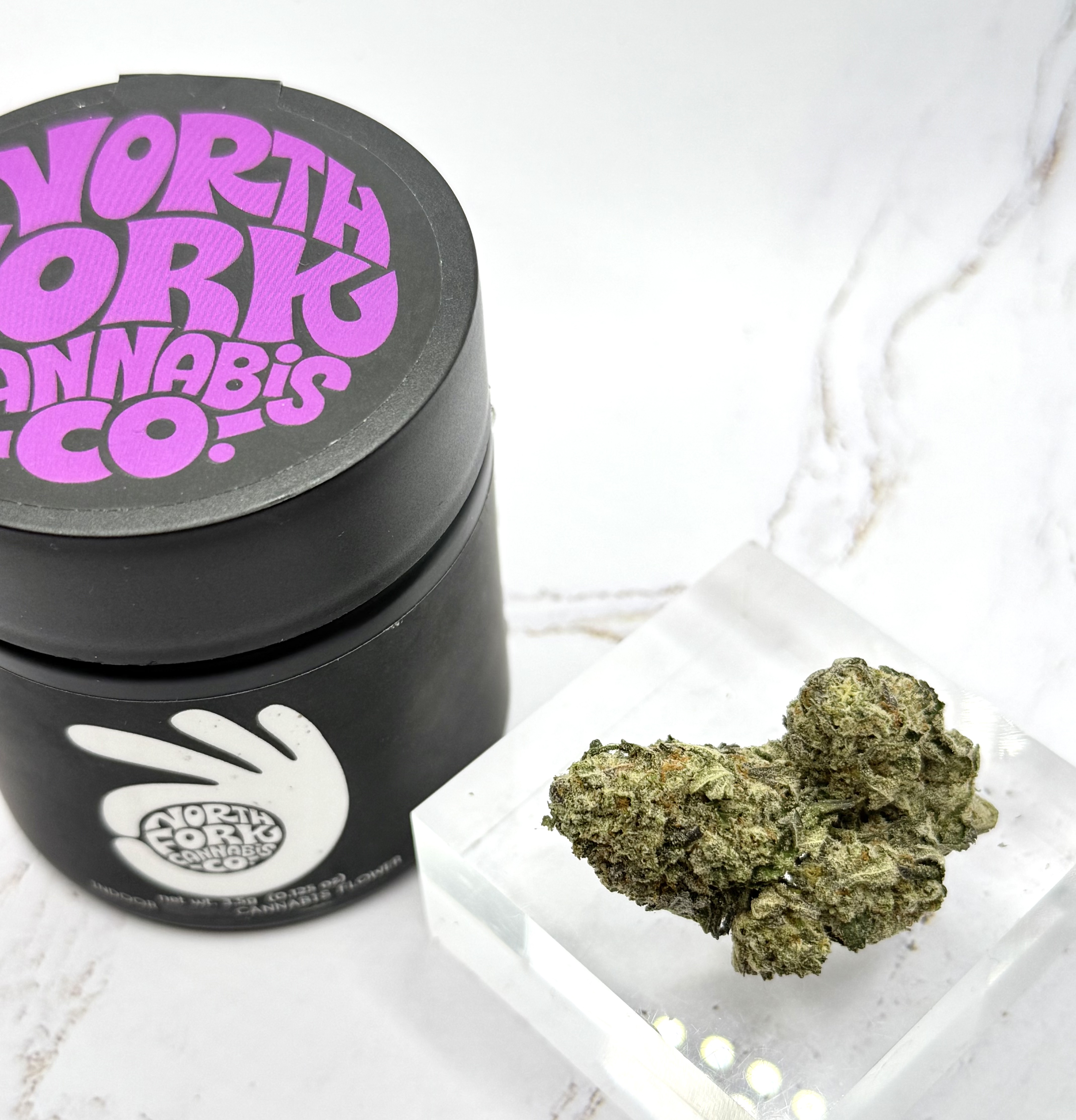 Photograph of Product: North Fork Cannabis Co. - Midnight Mass - 3.5g