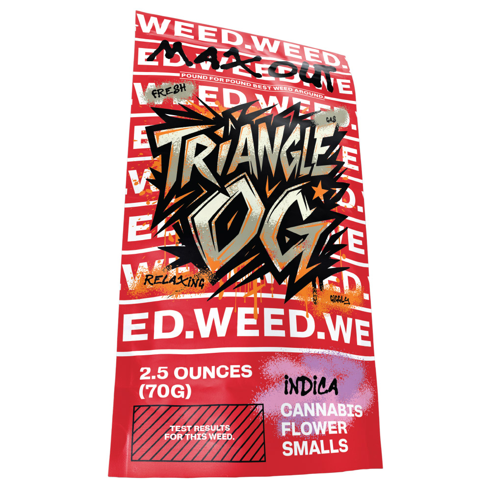 Photograph of product: Triangle OG | Basic Oui'd. | 2.5oz MAX OUT - 70.0g