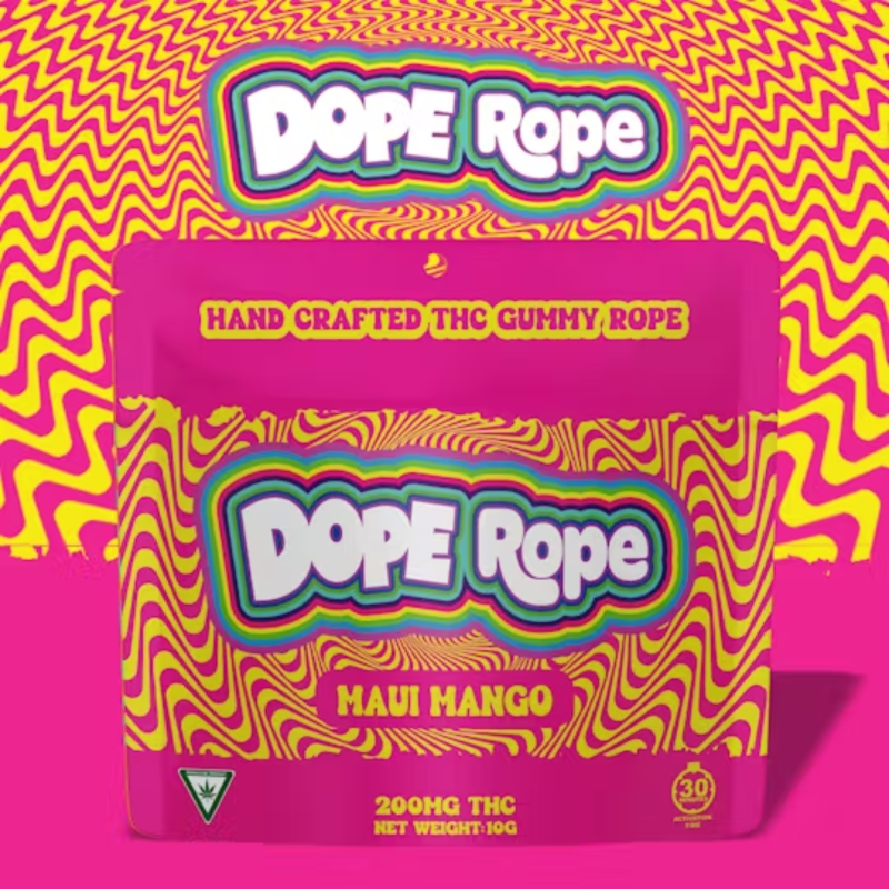 Photograph of product: Dope Rope | Edible | Maui Mango | 200mg