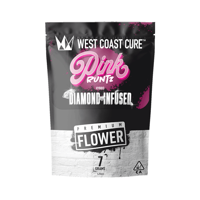 Photograph of product: Pink Runtz | 7G Diamond Infused Flower - 