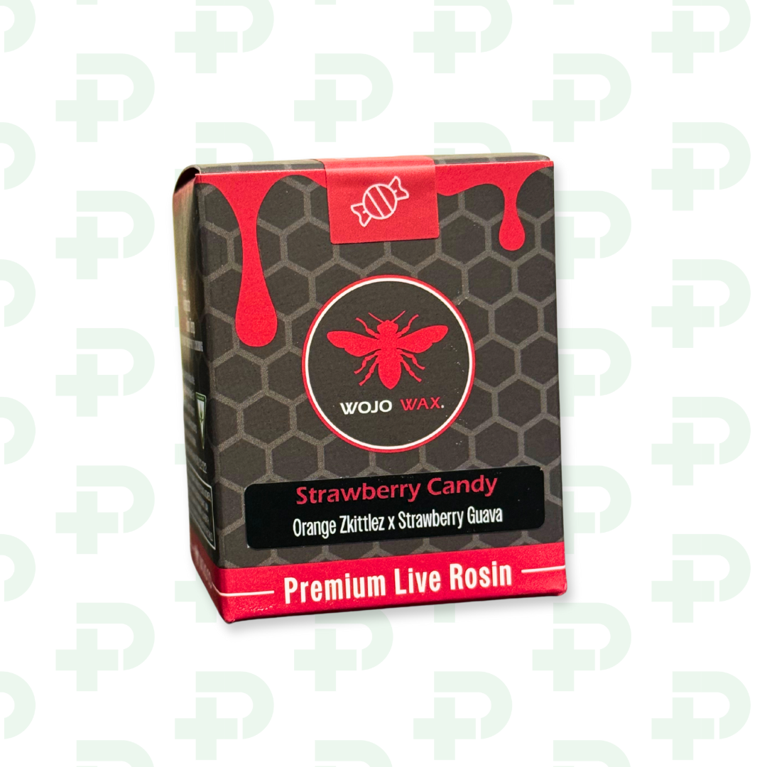 Photograph of product: Wojo Live Rosin - Strawberry Candy