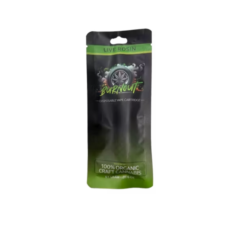 Photograph of product: Burnout Rosin Disposable | Tangie Banangie - Hybrid