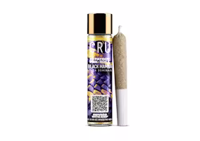 Photograph of product: CRU "FatBoy" Kief Infused PreRoll - Black Mamba