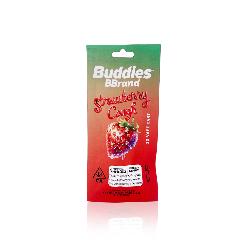 Photograph of product: BUDDIES - Vape Pen - Strawberry Cough - BBrand - 1G