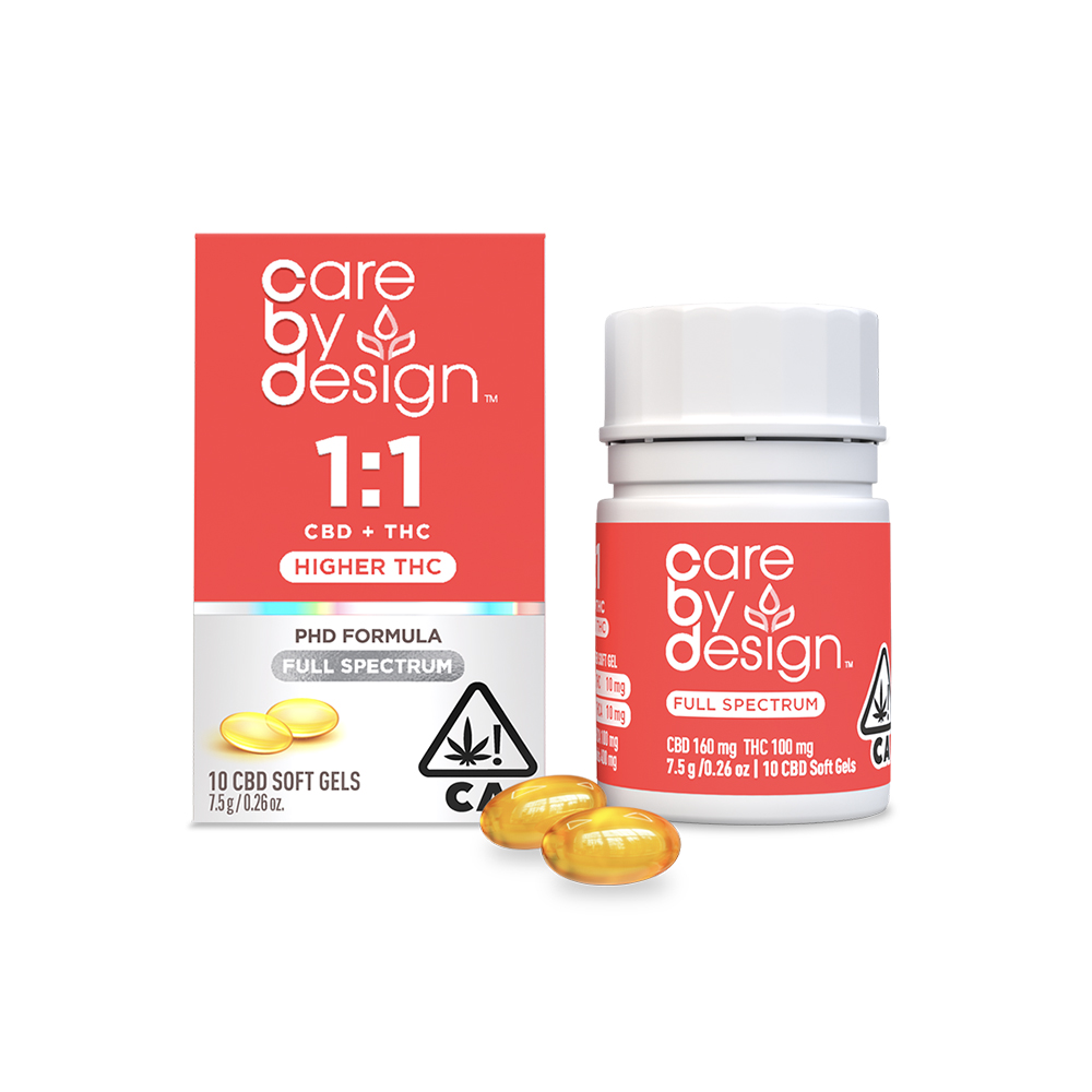 Photograph of product: SOFTGEL (1:1) CBD CAPSULES [10 CT]