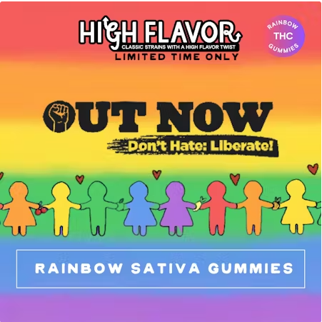 Photograph of product: Pride Chews - Rainbow Gummies - Limited Edition Variety Pack High Flavor Chew - 20 Pack