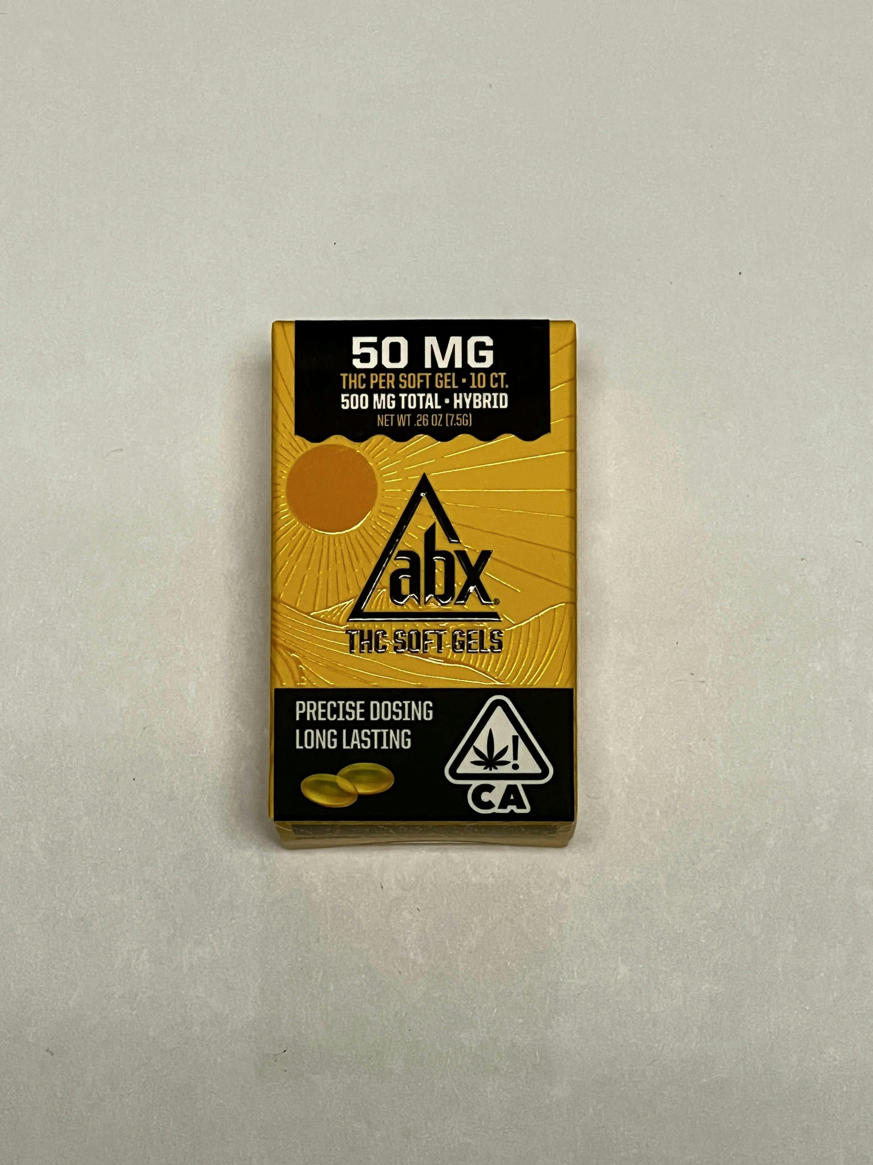 Photograph of product: ABX - ABX Soft Gels 50mg TH-oui