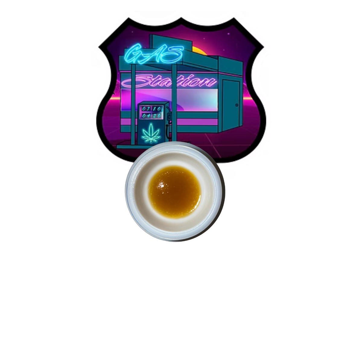 Photograph of product: Candy Rain | Cured Sugar & Sauce