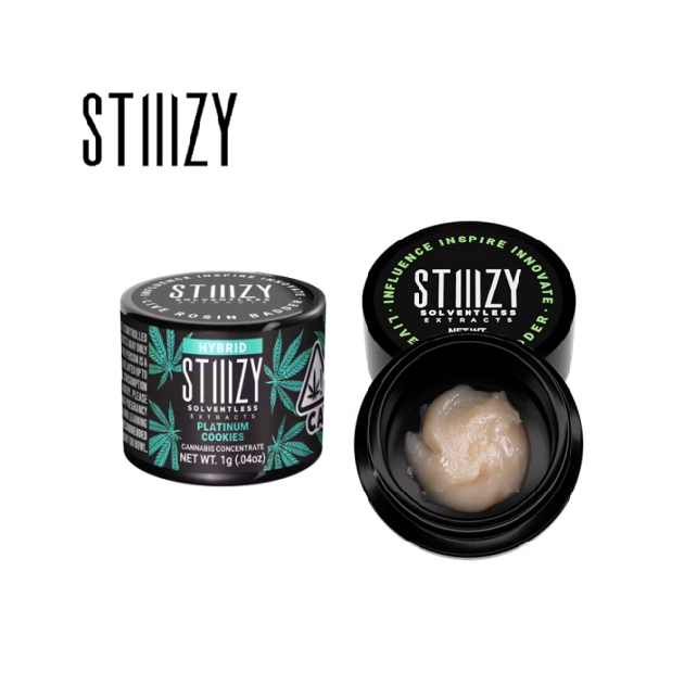 Photograph of product: PLATINUM COOKIES 1G LIVE ROSIN BADDER