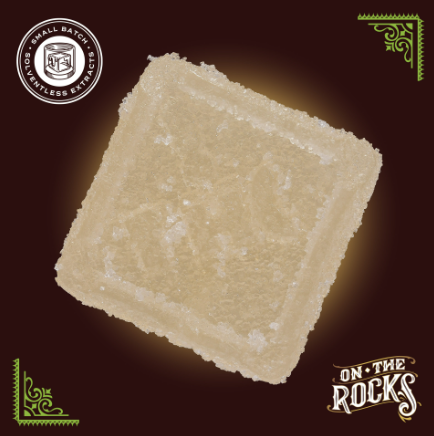 Photograph of product: On the Rocks Live Rosin Sour Appricot Apple Gummies [20pk] (H) 25443