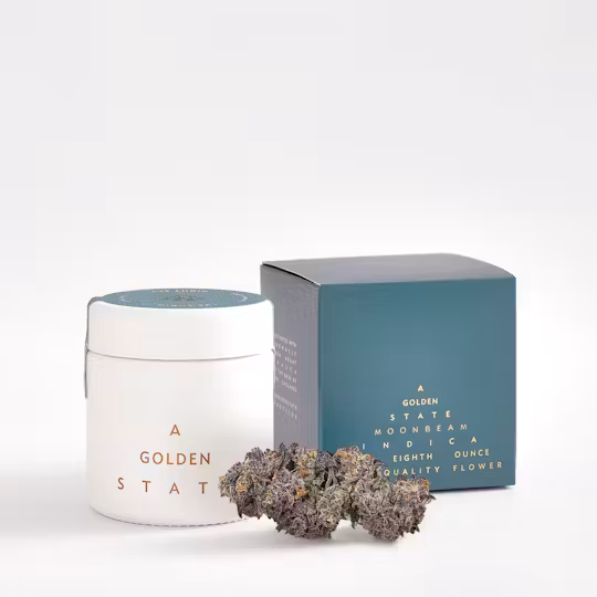 Photograph of product: A Golden State - Flower - Moonbeam - 3.5g