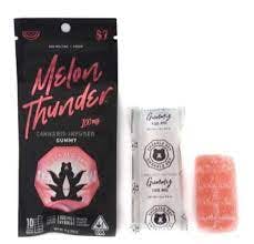 Photograph of product: Melon Thunder 100mg Single Gummy - Single Gummy