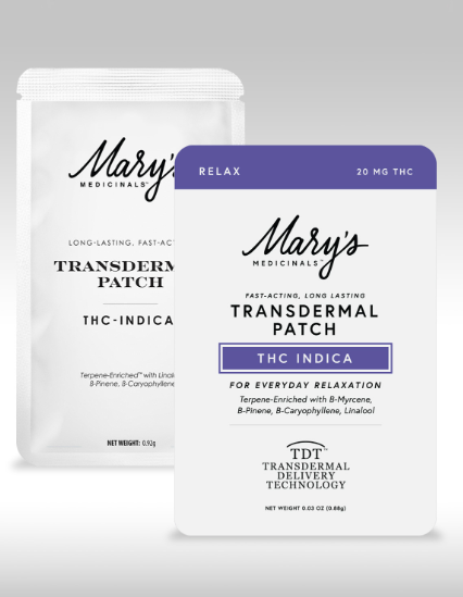 Photograph of product: Mary's Medicinals - Relax Transdermal Patch - 20mg