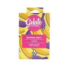 Photograph of product: Gelato - Banana RNTZ Live Resin Cartridge - 1Gram