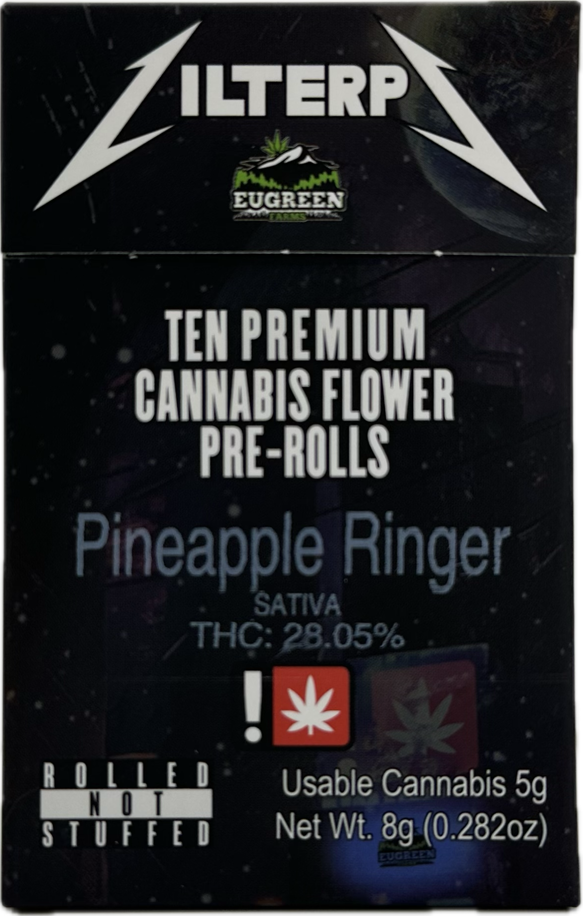 Photograph of product: Pineapple Ringer 10pk Pre-Rolls