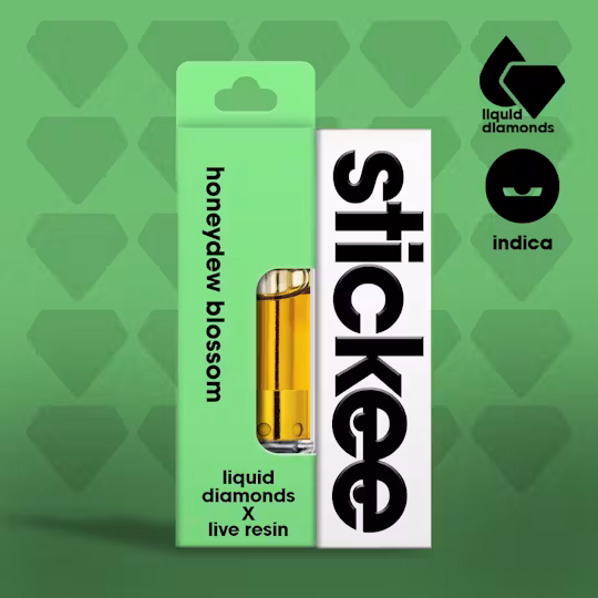 Photograph of product: Stickee | Live Resin Cart | Honeydew Blossom