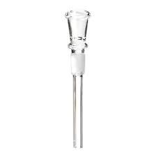 Photograph of product: LuvBuds: Accessories | Down Stem | 14mm - 18mm | 5" Glass on Glass
