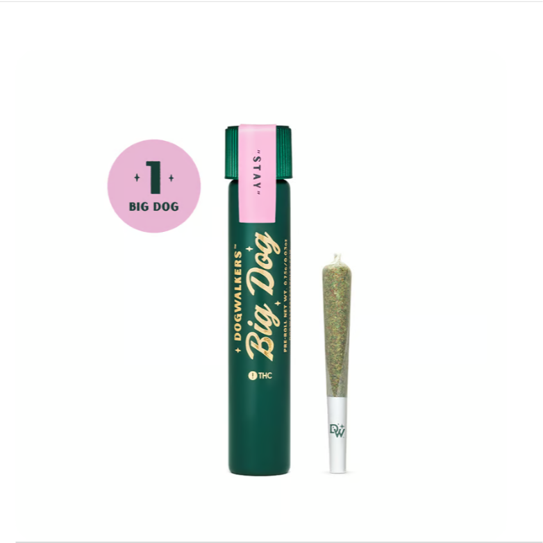 Photograph of product: Fantasy Melonz Big Dog PreRoll .75g - Hybrid