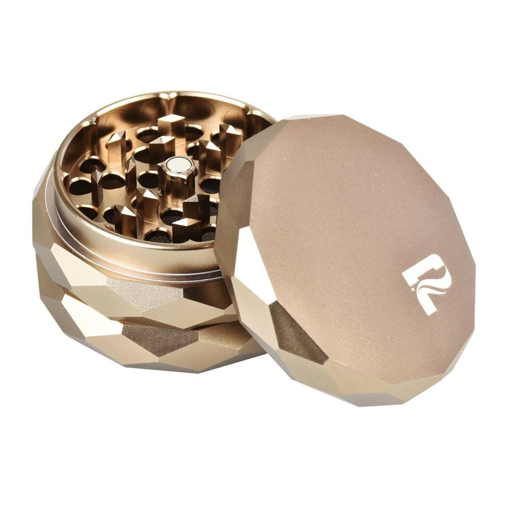 Photograph of product: ACC | Pulsar Diamond Faceted Aluminum Grinder | 2.25" | Bronze