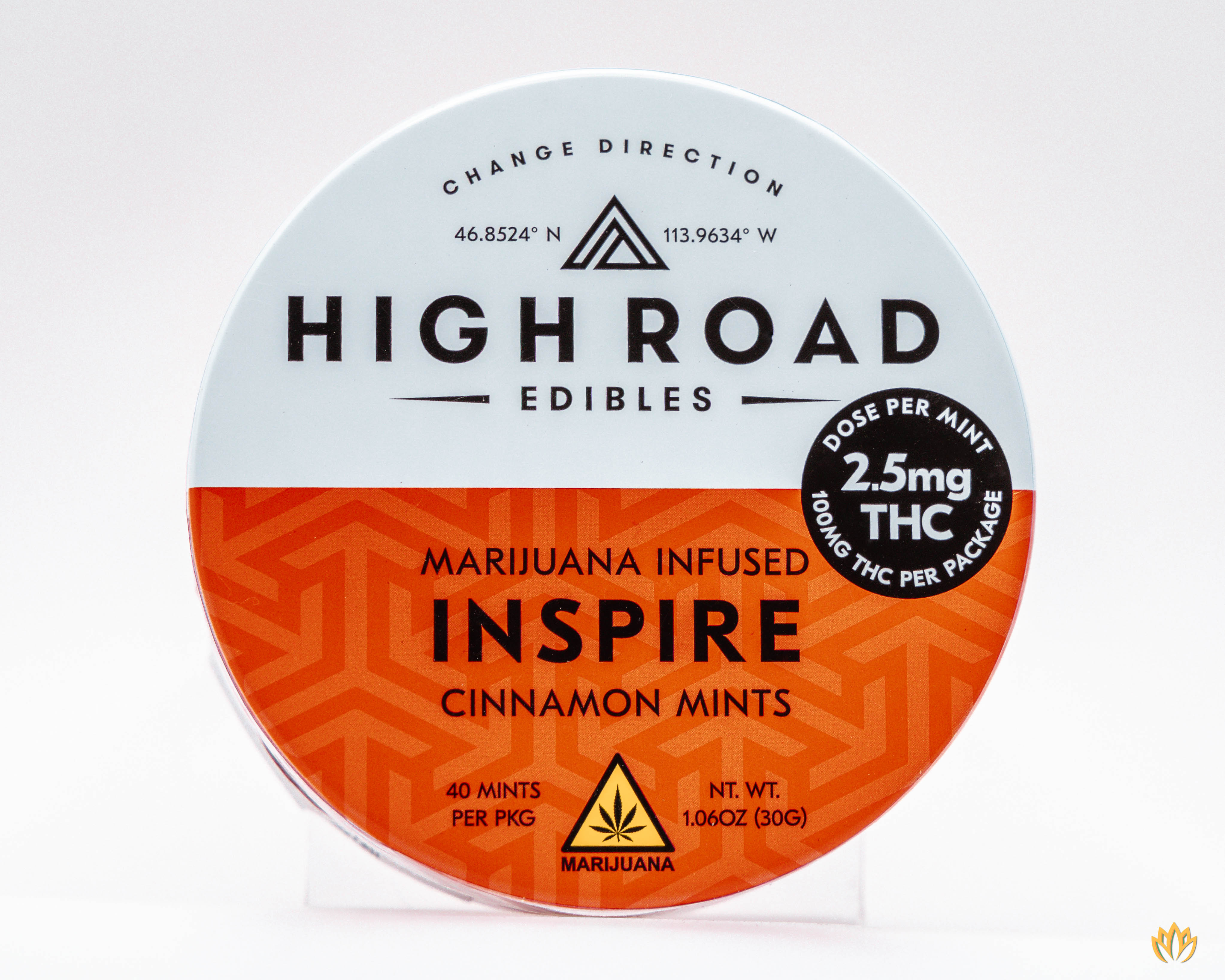 Photograph of product: High Road Inspire Mints Cinnamon 100mg