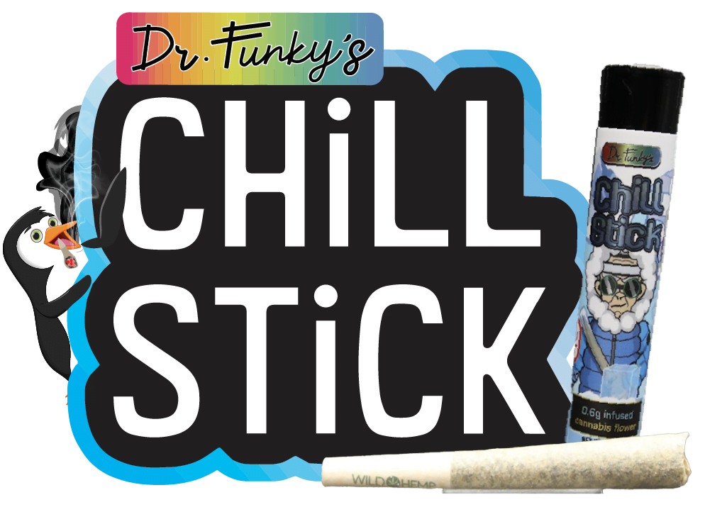 Photograph of product: Dr. Funky's | Chill Stick | Electric Blue Raspberry
