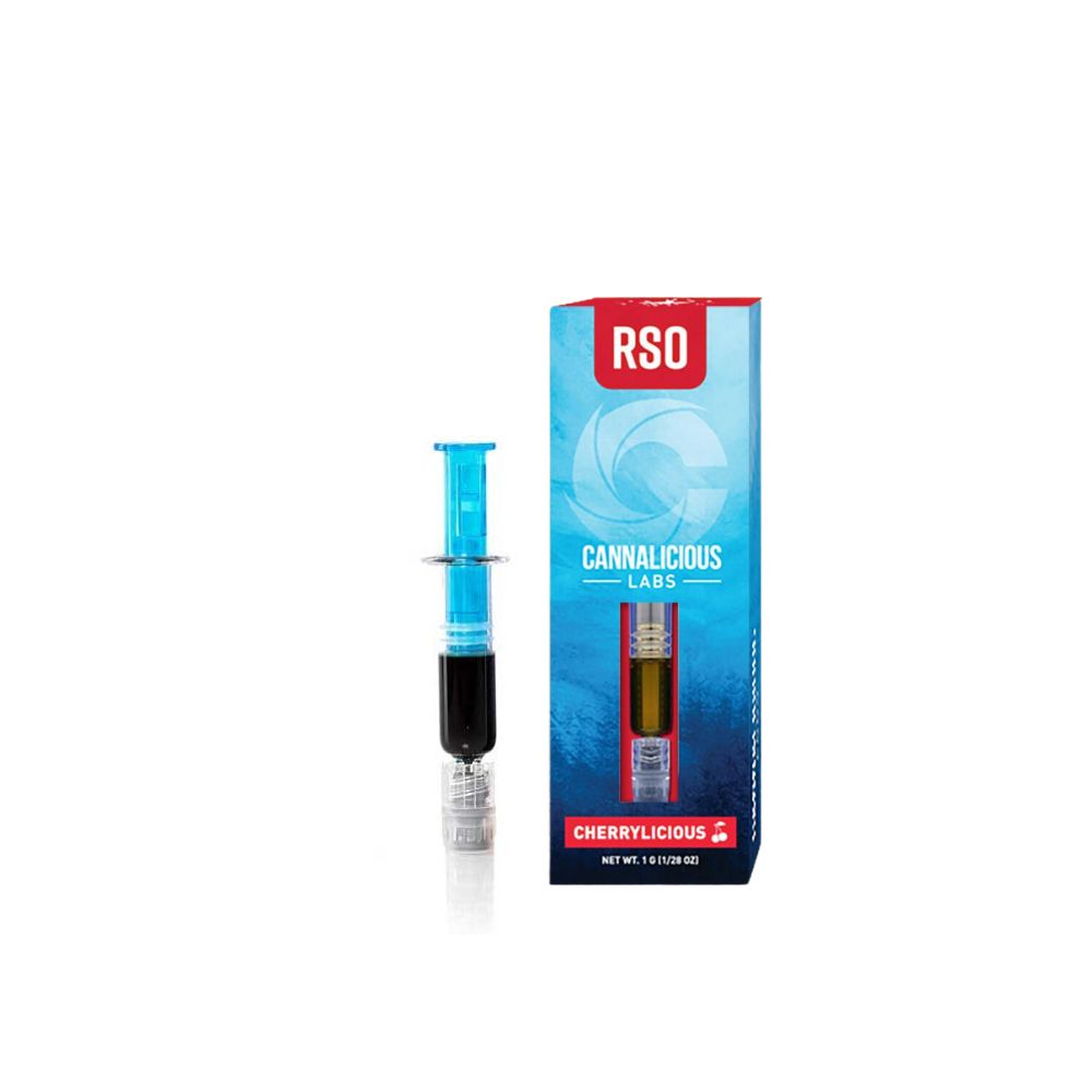 Photograph of product: CANNALICIOUS | RSO DARTS | 1G | CHERRYLICIOUS