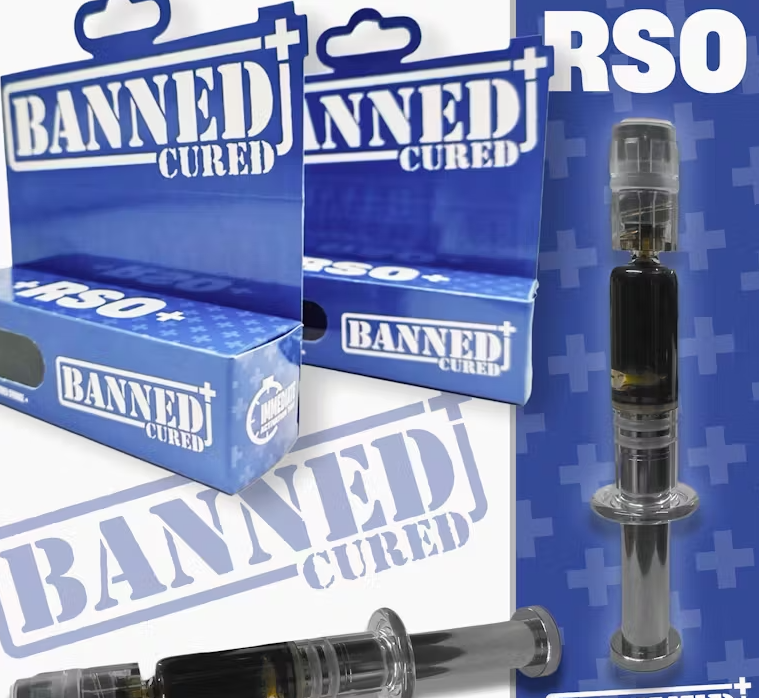 Photograph of product: BANNED RSO SYRINGE