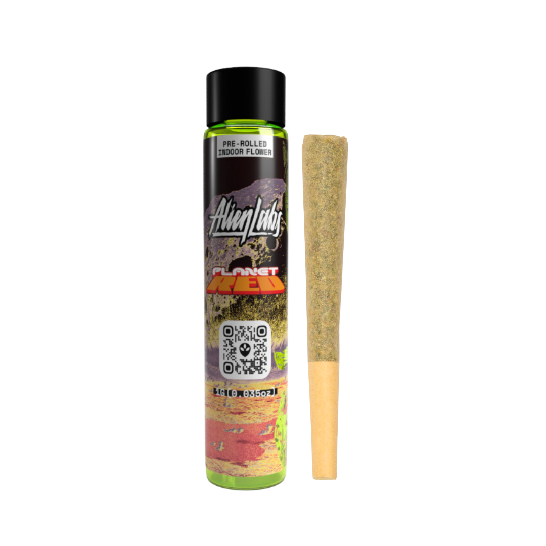 Photograph of product: Planet Red  Pre-roll