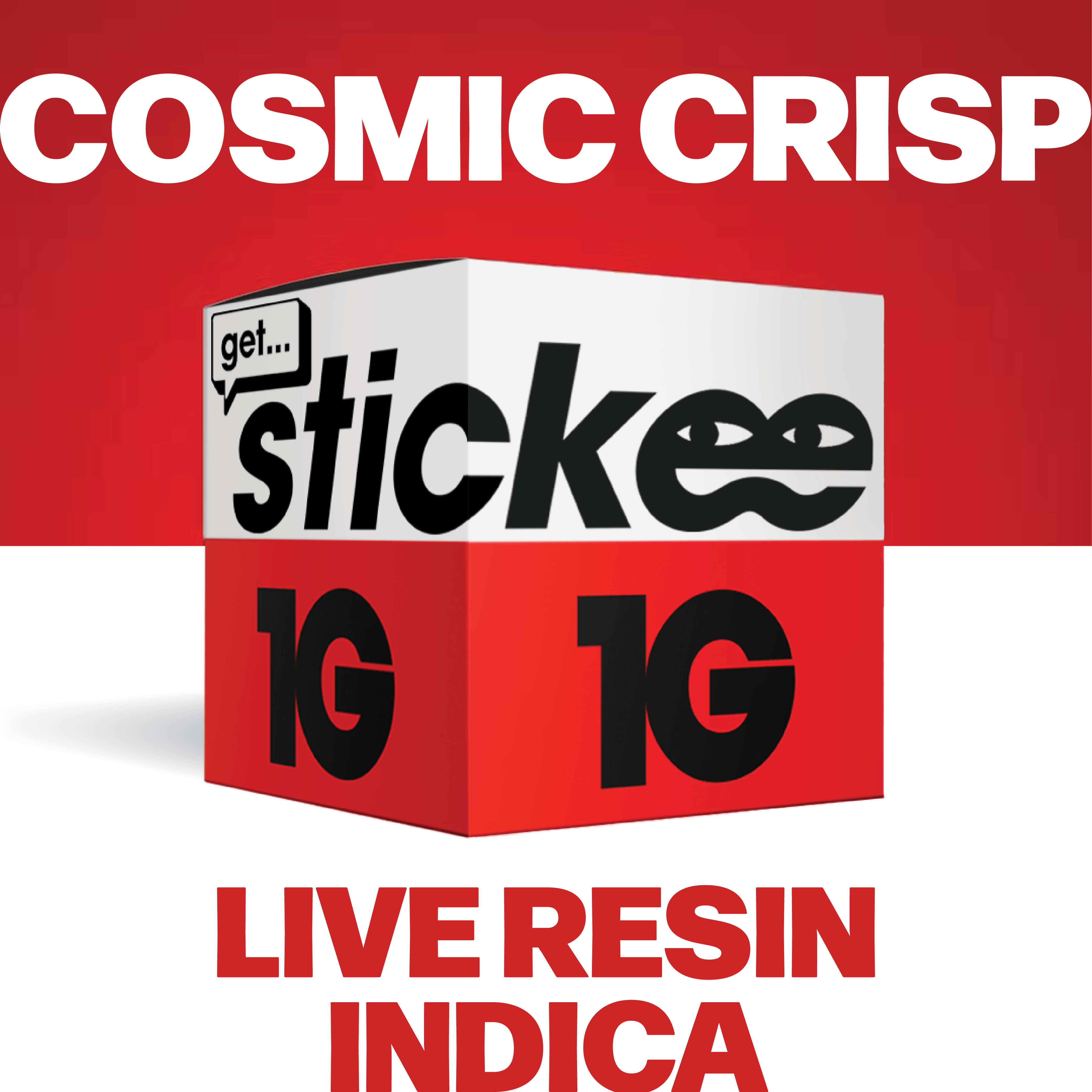 Photograph of product: STICKEE | Cosmic Crisp | 1G | Live Resin Concentrate
