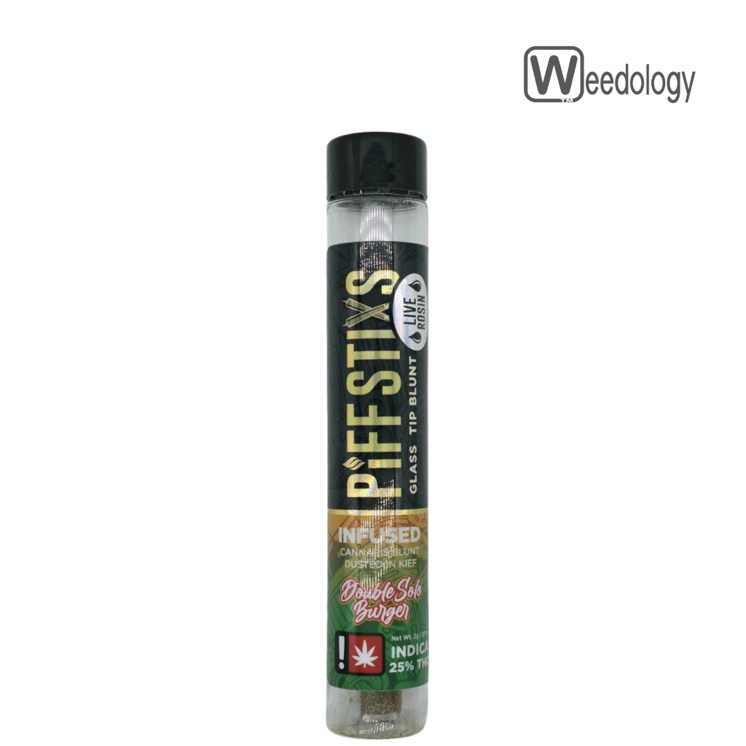 Photograph of product: Piff Stixs Single 1.5g DOUBLE SOLO BURGER Infused Blunt