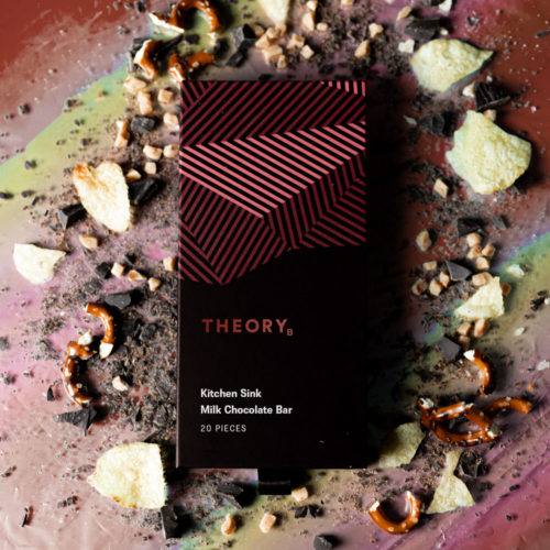 Photograph of product: 100MG Chocolate THEORYb Kitchen Sink Milk Chocolate
