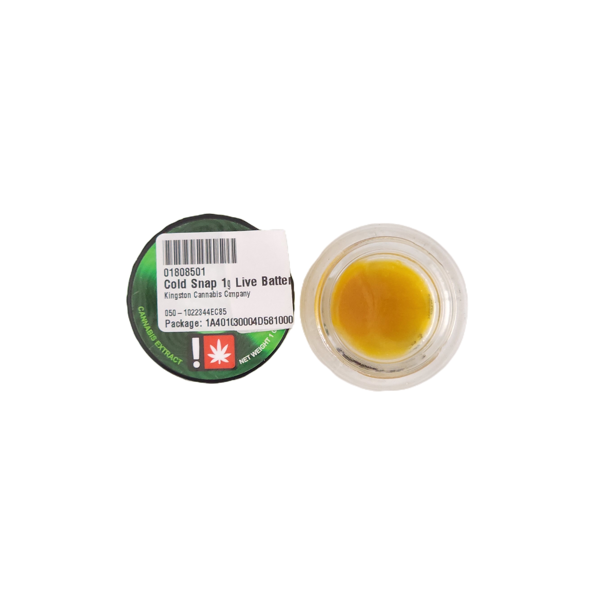 Photograph of product: Funk Extracts | 1g Live Batter [H] | Cold Snap