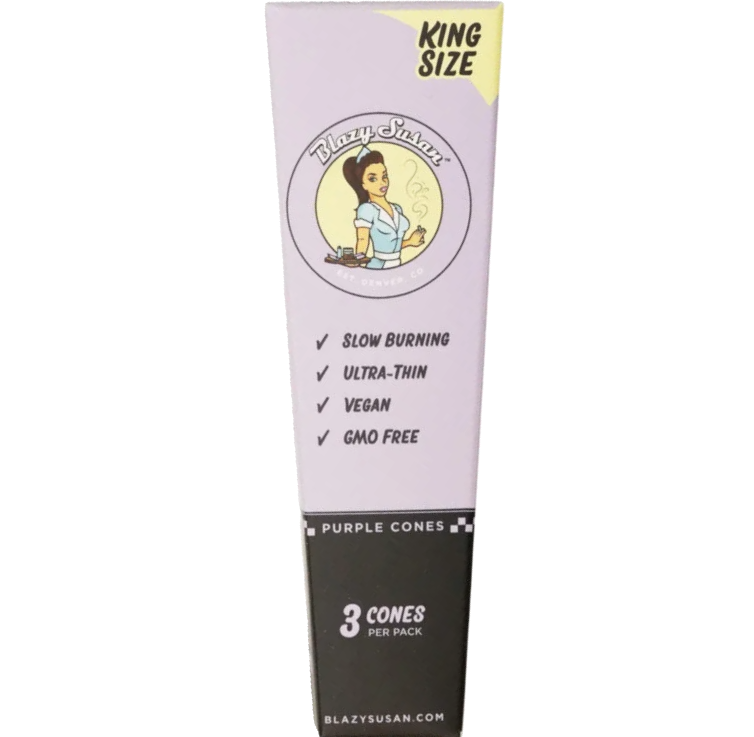 Photograph of product: Blazy Susan | King Size Cones | Purple