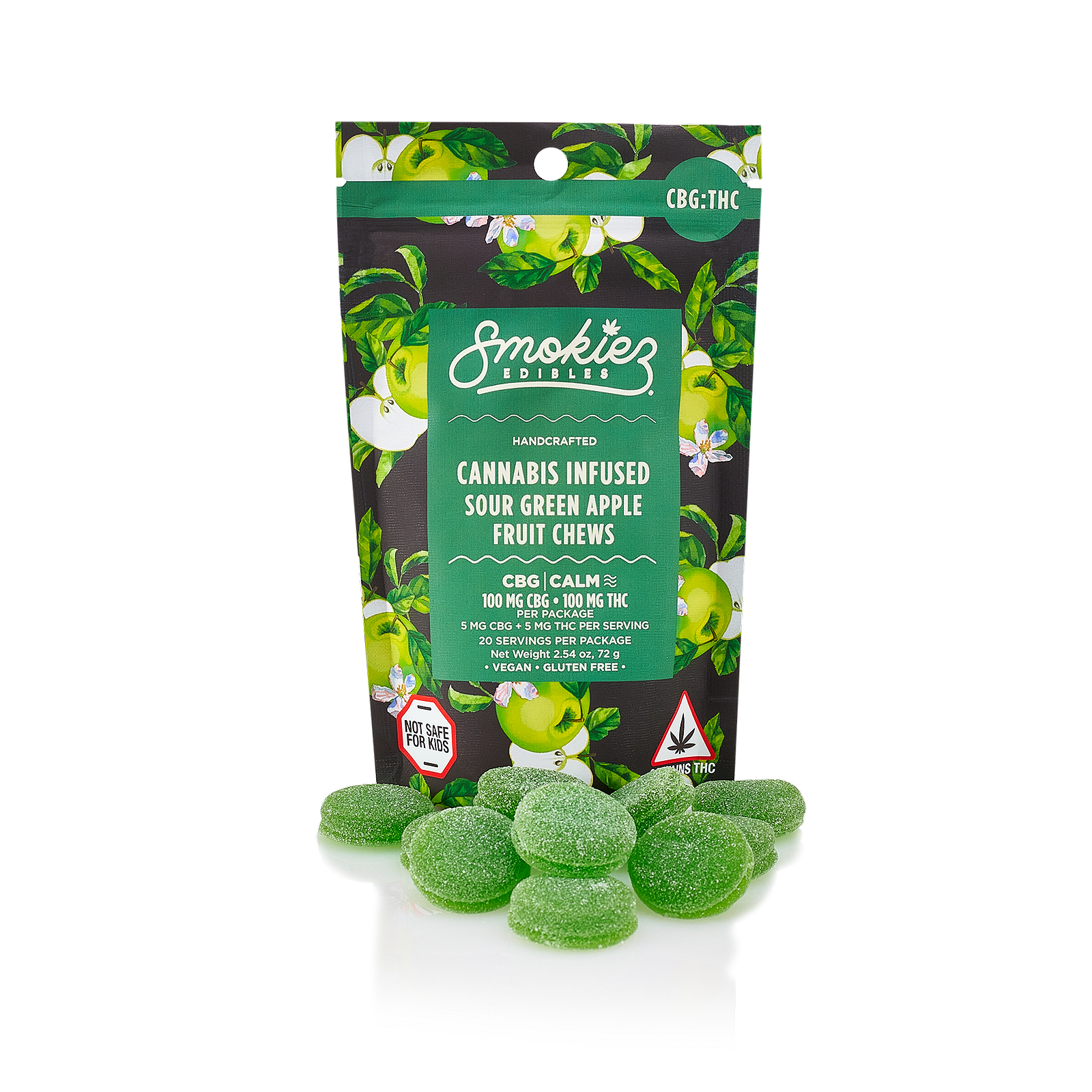 Photograph of product: Smokiez - Sweet Cherry - 2:1 TH-oui/TH-ouiV - Gummy - 10ct - 100mg