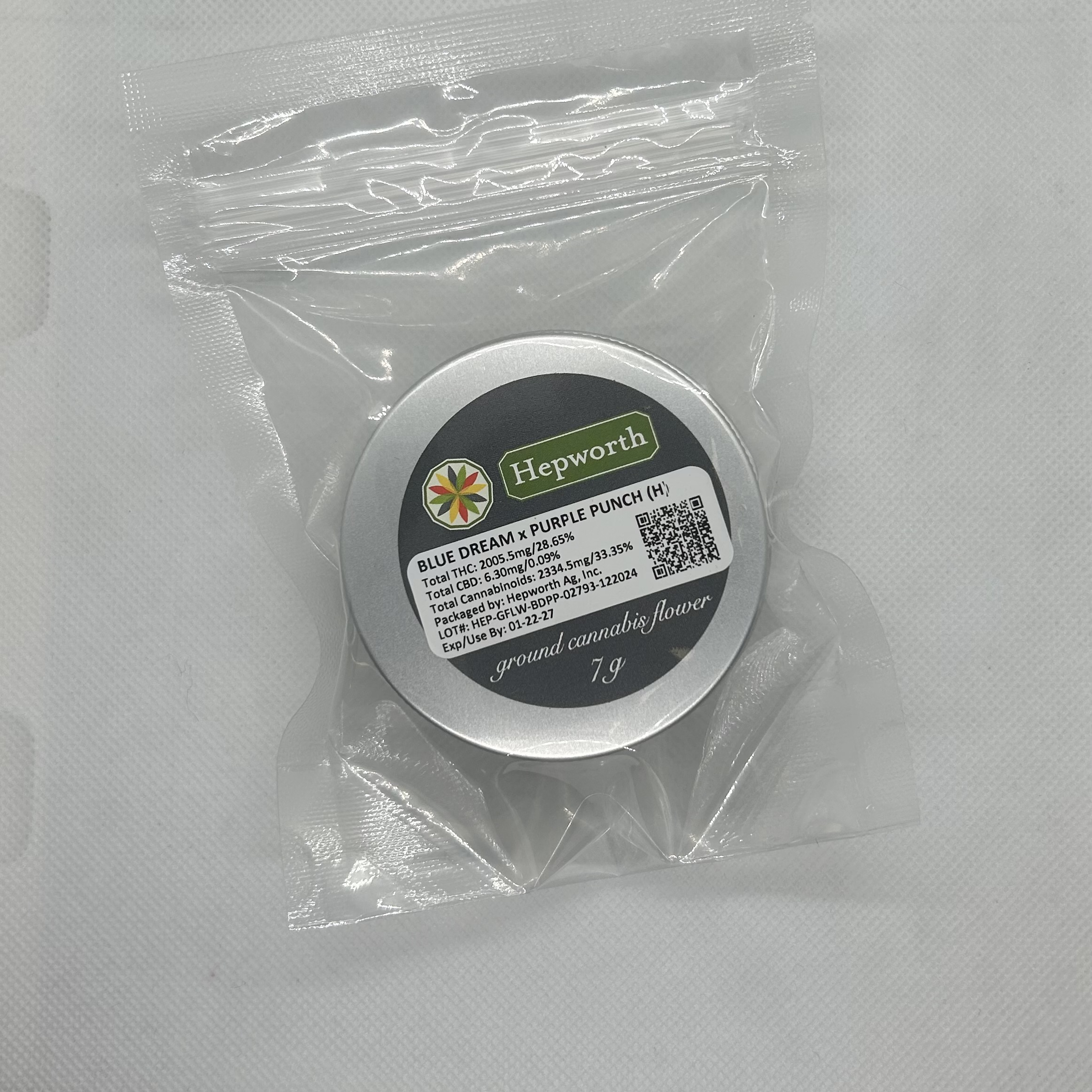Photograph of product: Hepworth | 7g Ground Flower | Zkittles x Oreoz
