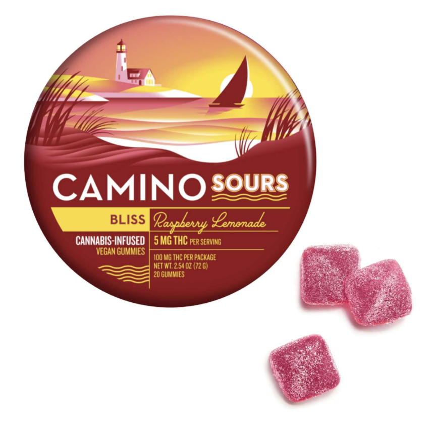 Photograph of product: Sour Raspberry Lemonade Bliss Gummies (20pk)