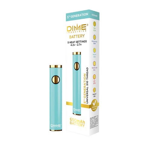 Photograph of product: Dime Industries - V5.0 - Battery - Blue