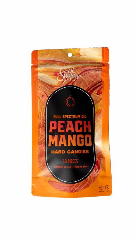 Photograph of product: Peach Mango | Hard Candy | 10 x 10mg