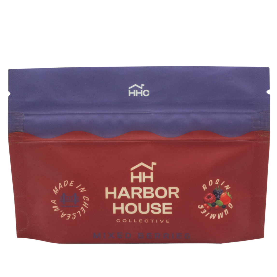 Photograph of product: Mixed Berries | Grape Cream Cake + GMO | Rosin Gummies 20pk | 100mg