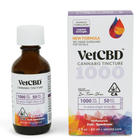 Photograph of product: Vet CBD - 20:1 2oz - CBD & 50mg TH-oui Per Bottle